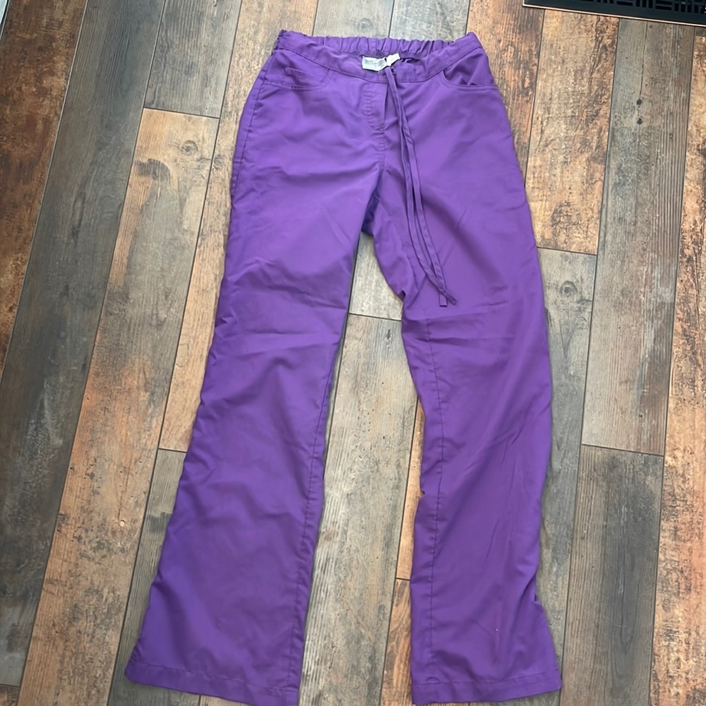 Greys Anatomy XS Tall Purple Scrub Pants